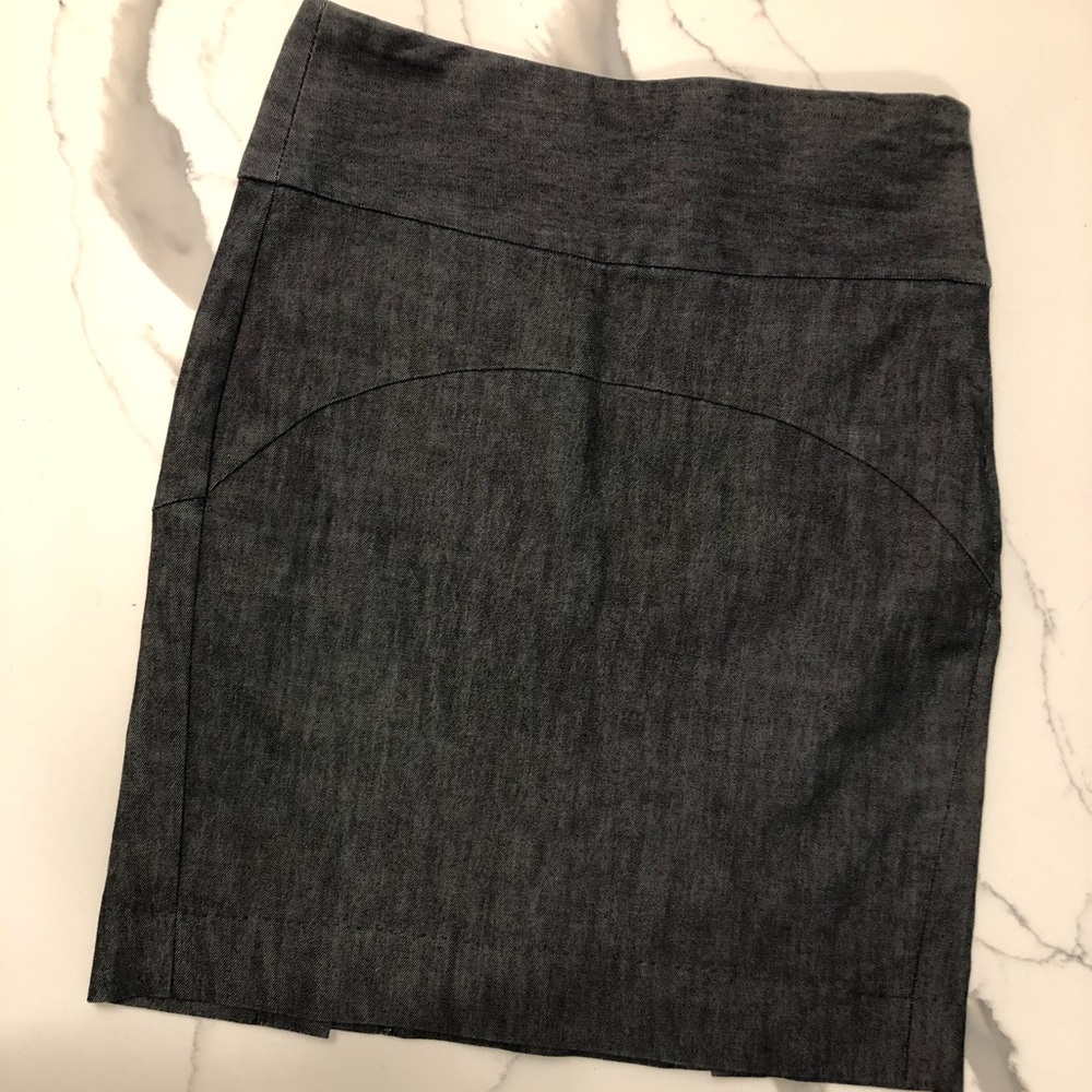 Gap Black Denim Pencil Skirt Size 0